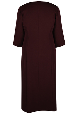 Нарядное платье 2480оп, бордовый #184Бор052480оп