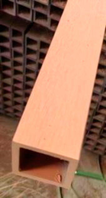 Наружный брус, кофе, 2 900 × 50 × 50 мм