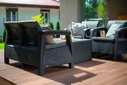 Комплект мебели Corfu Box Set, серый