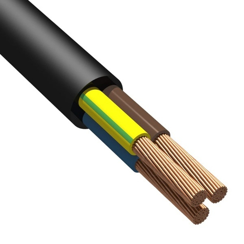 Провод соединительный ПВС 3х0,75 гибкий черный ГОСТ 7399 ККЗ KKZ40-00006940