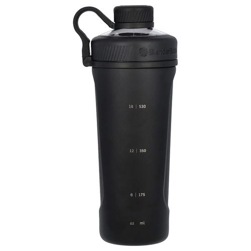 Blender Bottle, Radian, из изолированной нержавеющей стали, матовый черный, 770 мл (26 унций)
