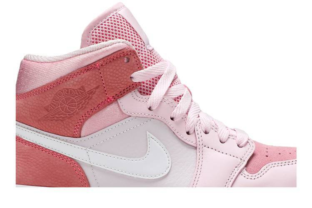 Кроссовки Jordan Air Jordan 1 Mid Digital Pink (Женская размерная сетка)