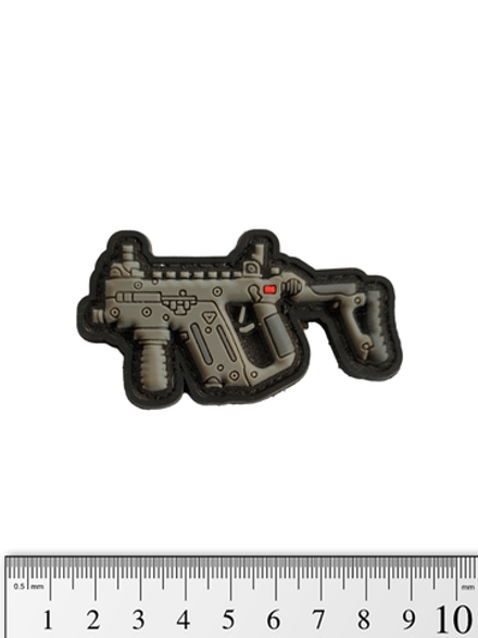 Шеврон KRISS Vector малый PVC. Серый