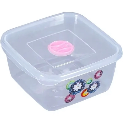 Бутербродница СВЧ Квадр. 1л (Прозрачный)