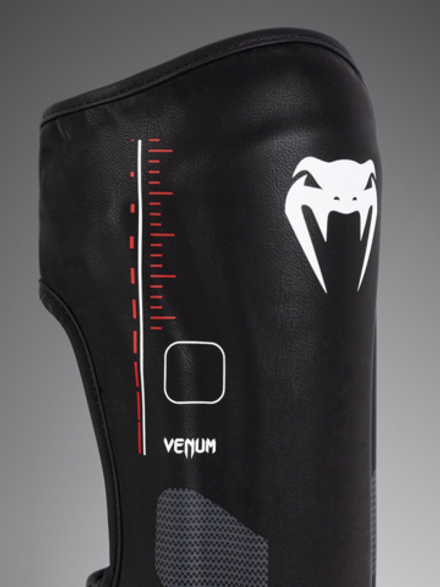 Щитки Venum Tactical XT Black/Fire Red