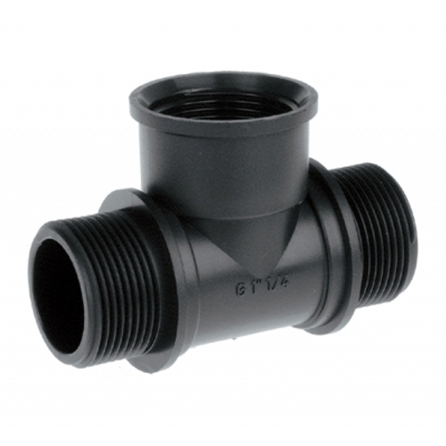 Тройник G2 НР-ВР-НР пластик Италия ЭкоПром 0,001 л.(0,144кг;) - арт.557214