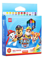 Мелки восковые Paw Patrol, 24цв.