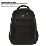 Рюкзак BRAUBERG "Flagman", размер 46х35х25 см, 35 л, ткань, черно-красный, 224454