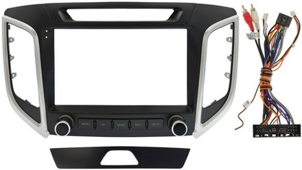 Магнитола для Hyundai Creta 1 2016-2021 (без штатной КЗВ, рамка с крутилками) - Teyes CC4-PRO монитор 9.5" 2K QLED на Android 13, Snapdragon 778G, AI, CarPlay, DSP, 4G SIM-слот