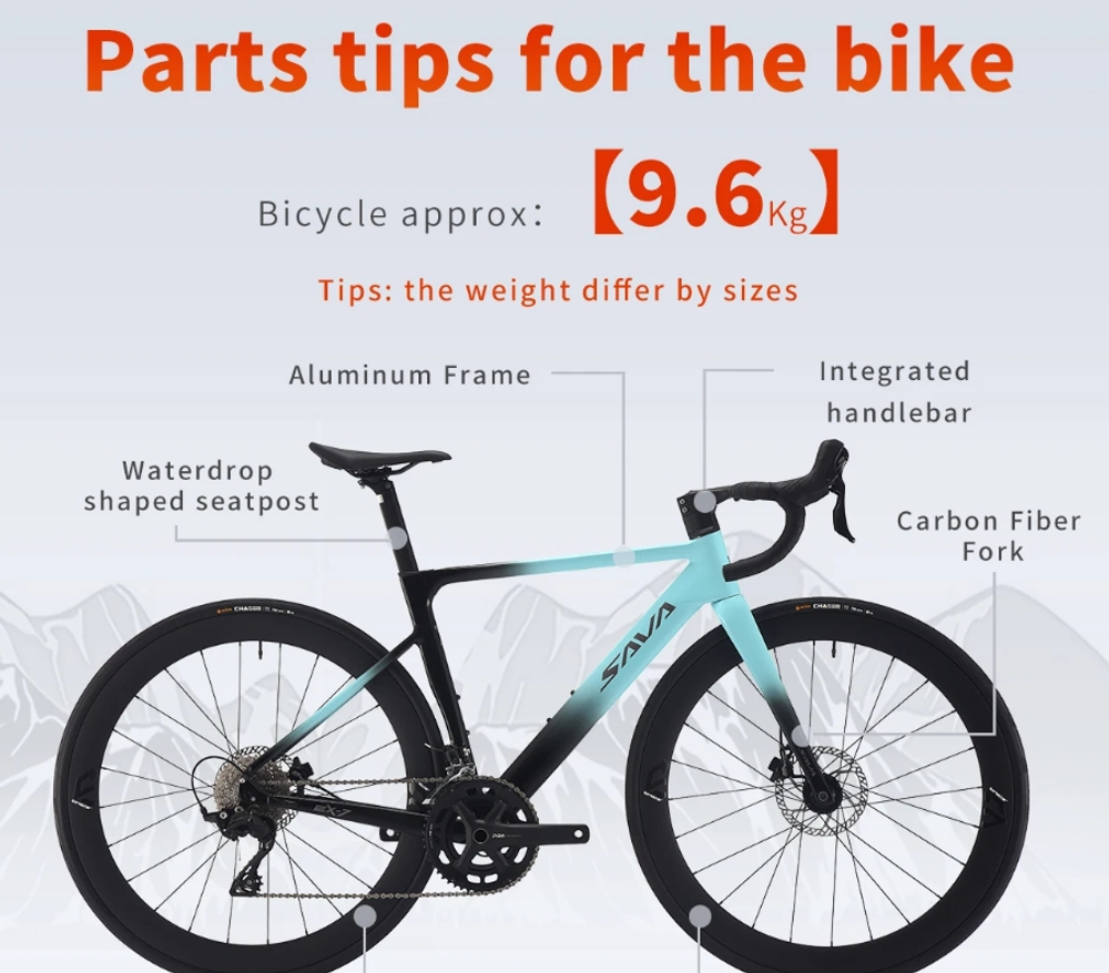 Велосипед Шоссейный SAVA-EX7-S 2025