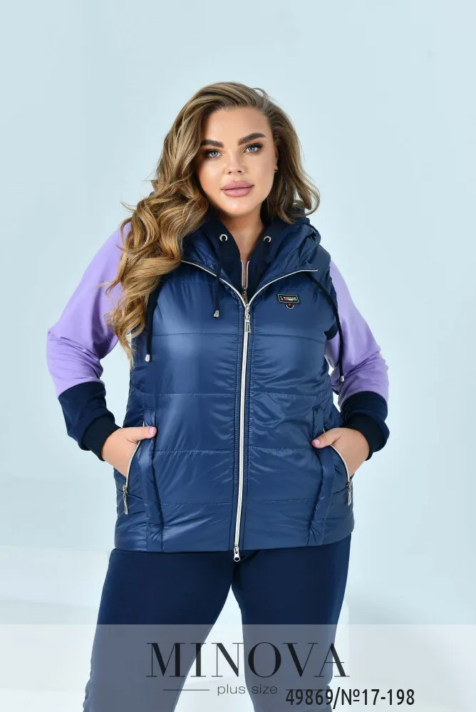 Костюм 17-198-лаванда-синий Minova