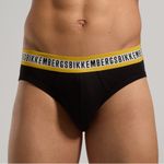 Мужские трусы брифы мультиколор набор 3 в 1 Bikkembergs FASHION TAPE BKK1USP08TR