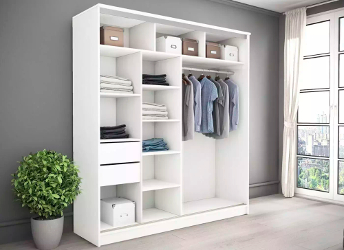 Шкаф-купе 2.0 м "Танго лакобель" (2000х2200х600мм)