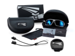 Спортивные очки LiP Typhoon / Gloss White - Black / Zeiss/ PA Polarized / Methane Brown