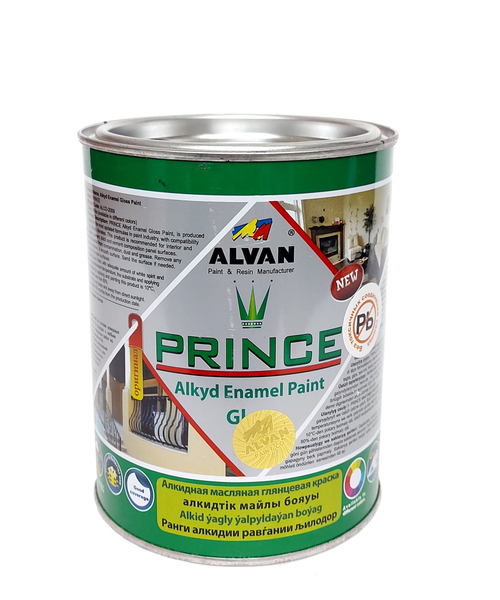 ЭМАЛЬ ALVAN PRINCE №104 СЕРЫЙ 0.8КГ