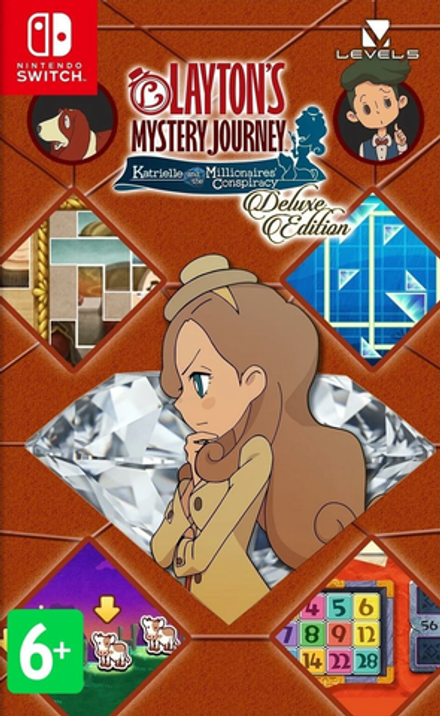 Картридж Layton's Mystery Journey: Katrielle and the Millionaires' Conspiracy Deluxe Edition (Nintendo Switch)