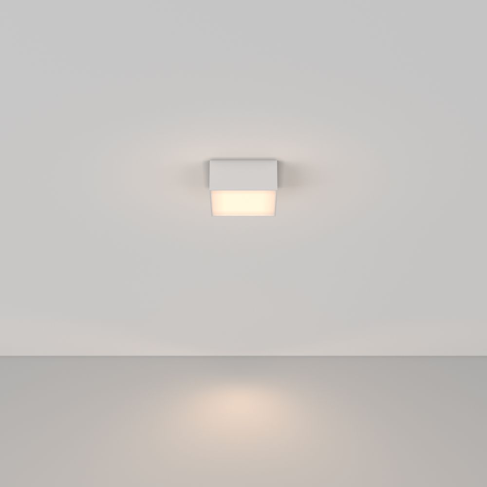 Светильник потолочный светодиодный Maytoni Zon C032CL-12W3K-SQ-W