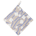 Прихватка из хлопка с принтом Полярный цветок из коллекции scandinavian touch, 20х20 см