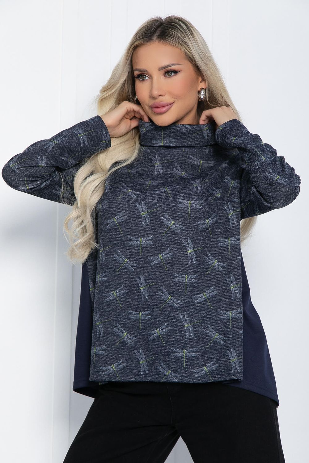 Джемпер Прага (синий) Б12389-16 LT Collection