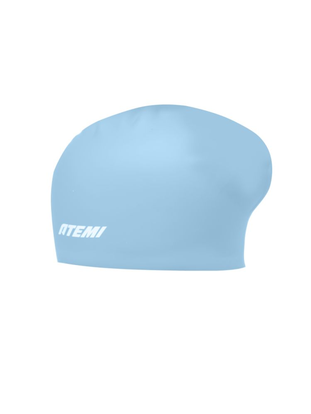 TLH1LBE Шапочка для плавания ATEMI Long Hair Cap, Light blue силикон