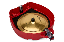 Кейс кофр ЧЕРНЫЙ для барабанных тарелок до 24" на колесах и с выдвижной ручкой DGCASE DARUMA 24-01А