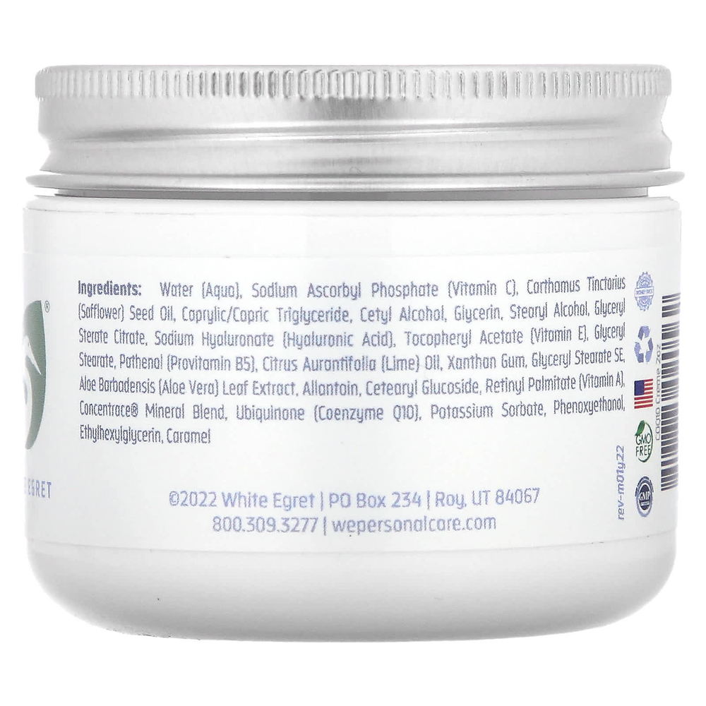 White Egret Personal Care, тонизирующий крем с коэнзимом Q10, 59 мл (2 жидк. унции)