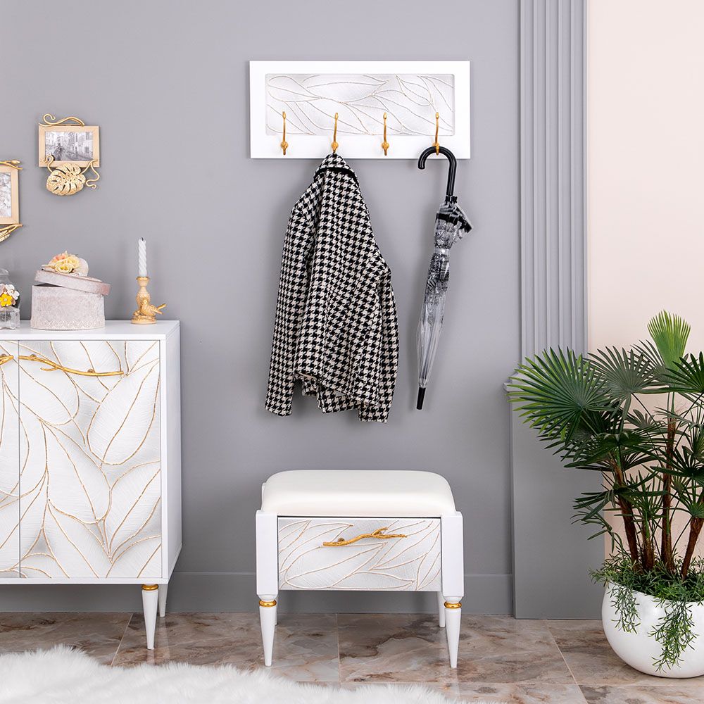 Вешалка настенная Арт mini Айс Голд