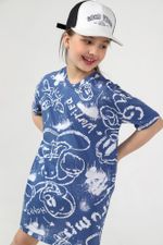 Туника для девочки Позитив-6 Виотекс ИНДИГО