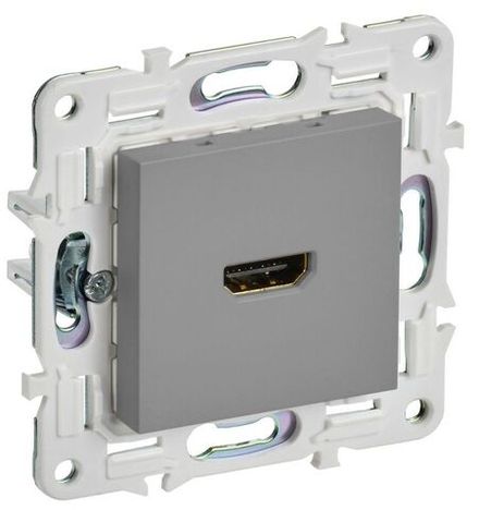 Розетка HDMI SKANDY SK-H01Gr сер. IEK SK-H10-K03