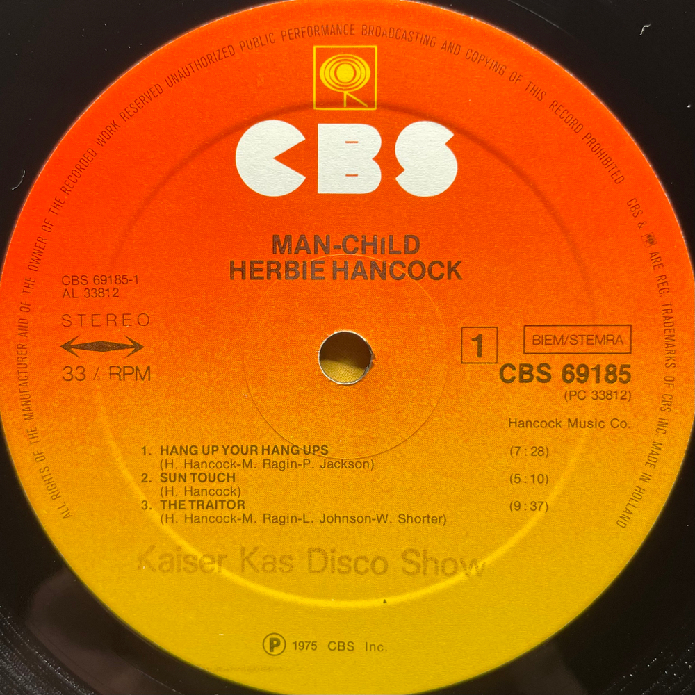 Herbie Hancock ‎– Man-Child (Голландия 1975г.)