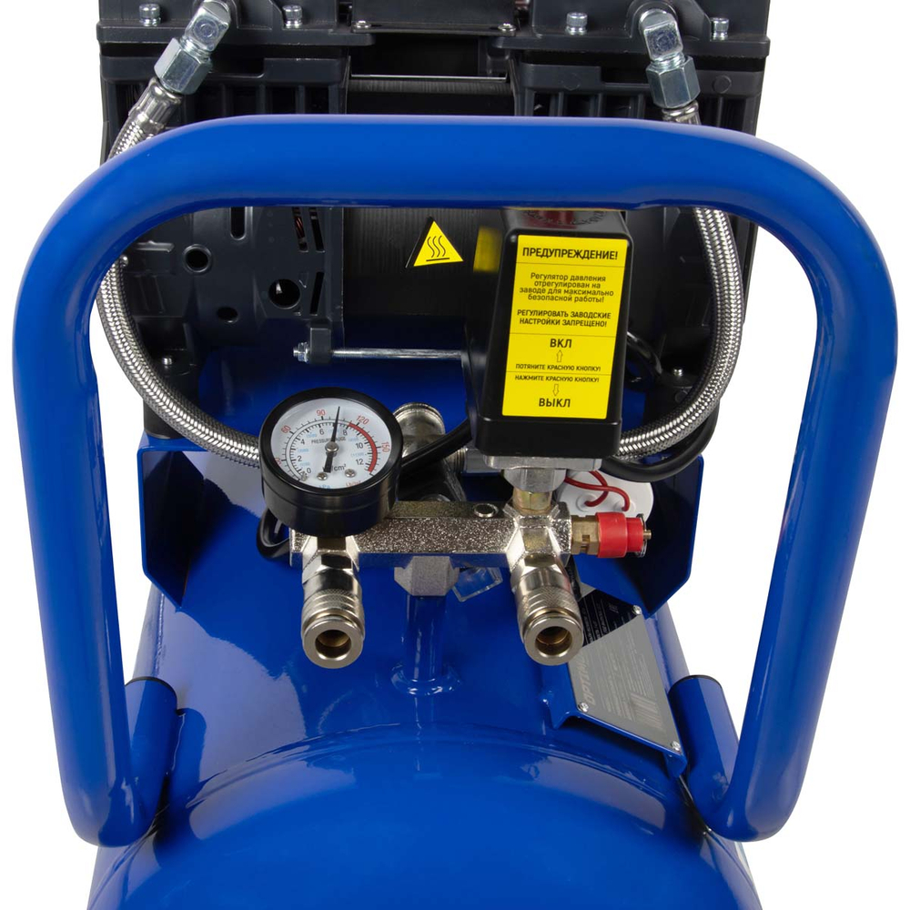 OPT-305044 Компрессор поршневой безмасляный, 440 л/мин, 3 КВт, 220 В, ресивер 50 л