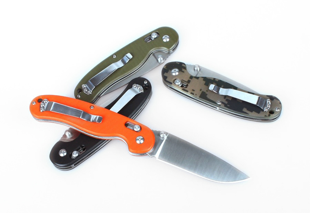 Нож туристический Ganzo G727M зеленый, G727M-GR