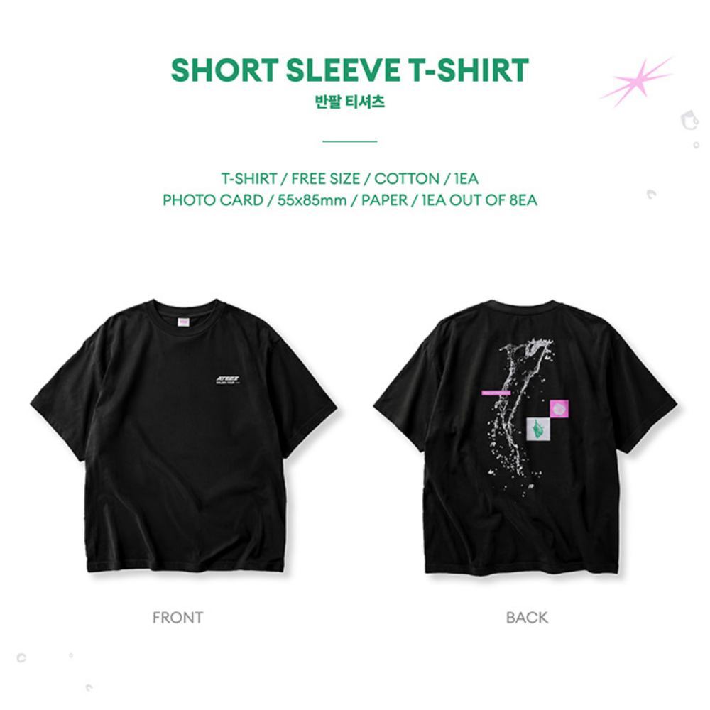 Мерч ATEEZ GOLDEN HOUR : Part.5 - SHORT SLEEVE T-SHIRT (Футболка)