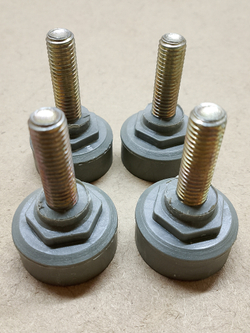 Опора регулируемая винтовая М10 для напольных шкафов, витрин, столов