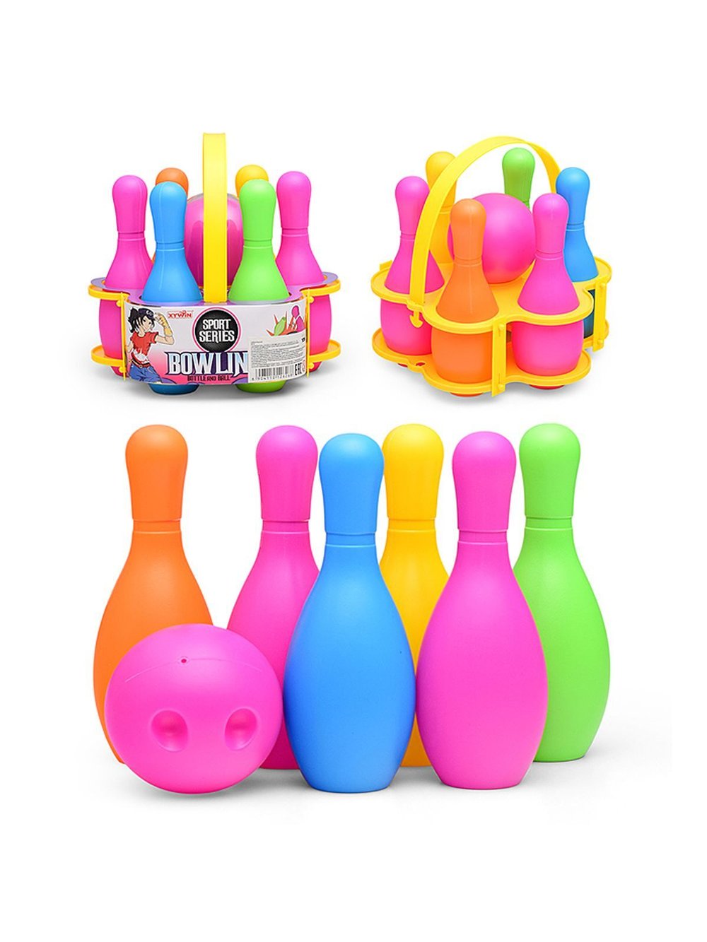 Игровой набор Набор Боулинг (6 кеглей, 1 шар) 9606