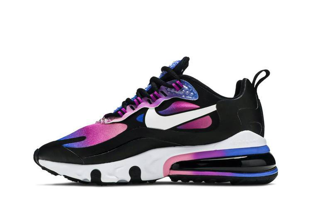 Кроссовки Nike Air Max 270 React Se Magic Flamingo (Женская размерная сетка)