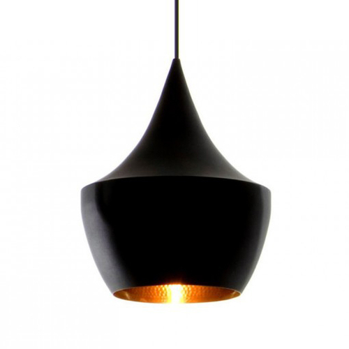 Подвесной дизайнерский светильник  Beat Light Fat by Tom Dixon (черный)