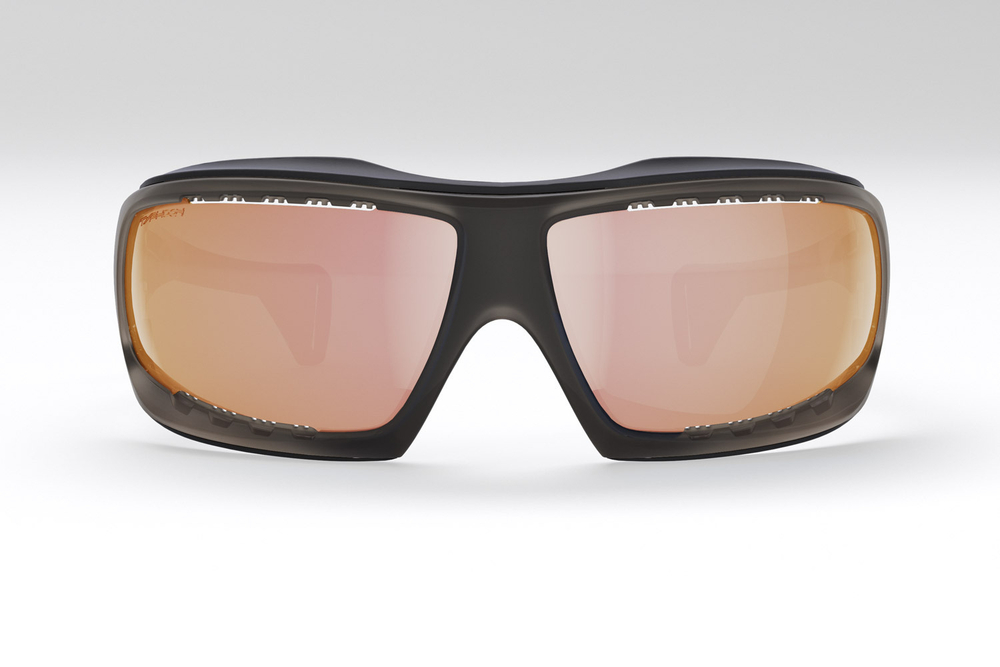 Спортивные очки LiP Typhoon / Trans. Grey - Black / Zeiss / PA Polarized / Rose Gold