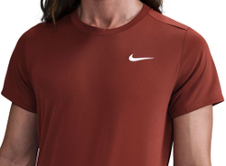 Мужская теннисная футболка Nike Court Dri-FIT Victory - марсовый камень/белый