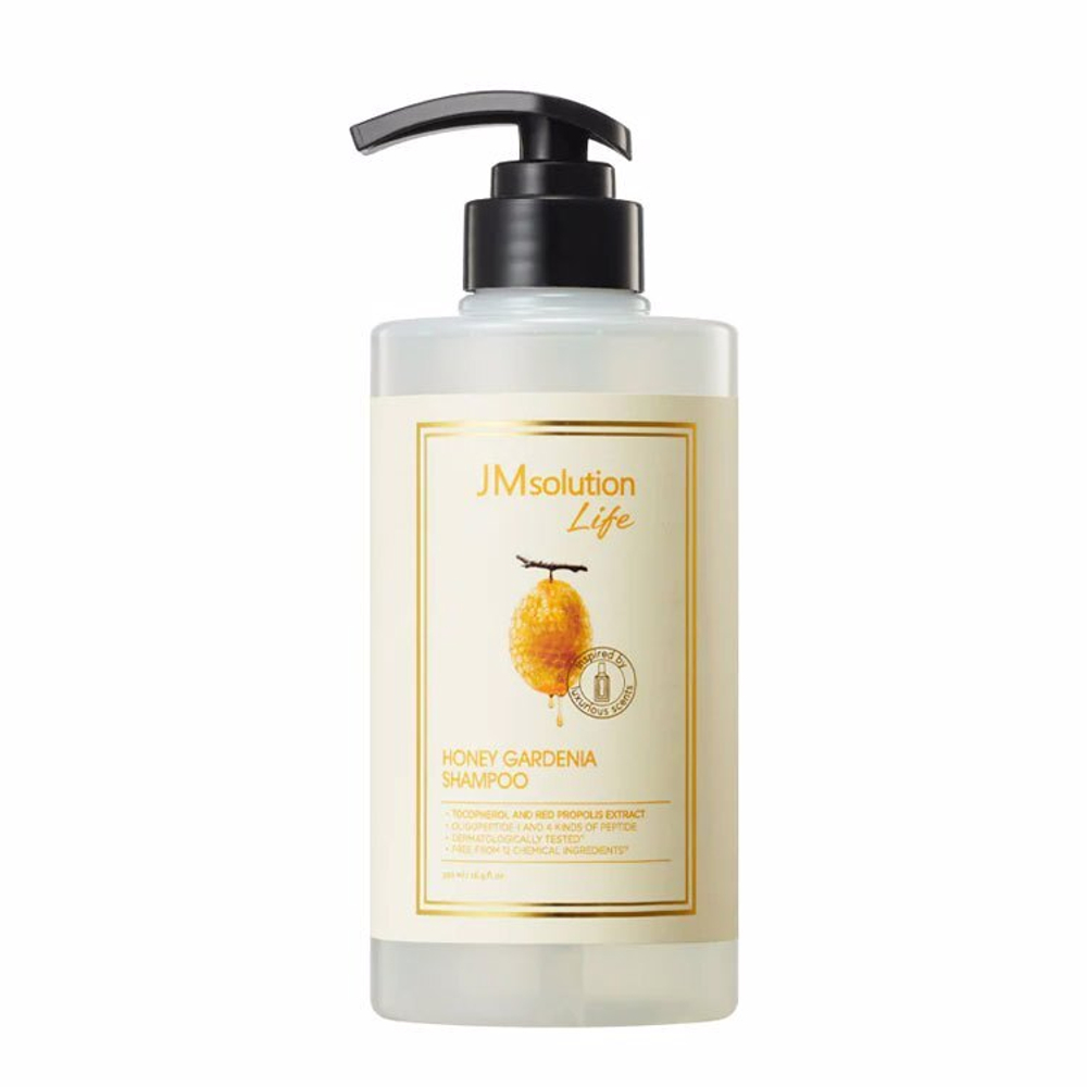 Шампунь для волос с медом и гарденией JMSOLUTION Life Honey Gardenia Shampoo 500мл