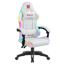 Кресло офисное Игровое кресло Core Белый,RGB,класс 4,PU DEFENDER (64048)