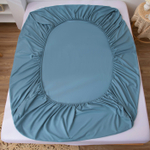 Комплект постельного белья Однотонный Сатин на резинке CSR050