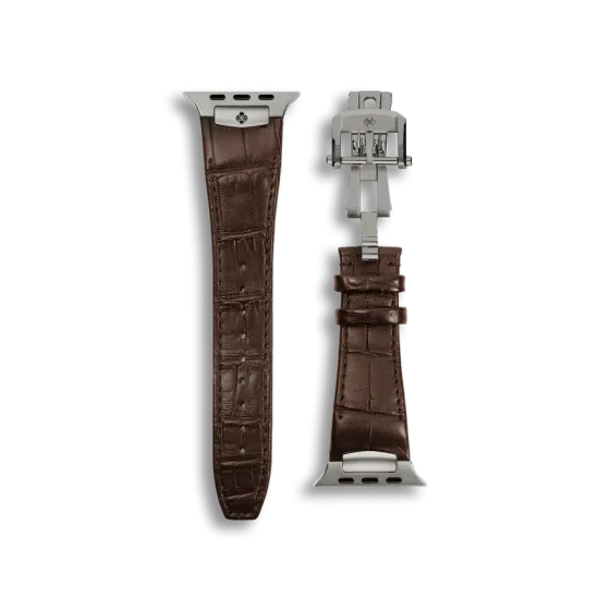 Ремешок для Apple Watch - Alligator Leather Brown