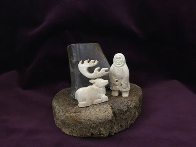 Композиция "В тундре", сувенир