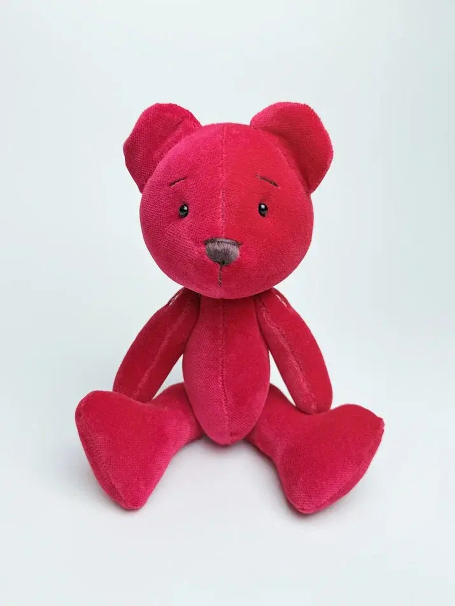 Мишка маленький Красный бархат