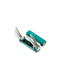 Набор ключей TORX складной, 8пр.(T9, T10, T15, T20, T25, T27, T30, T40 с отверстием) RockForce##Rock FORCE RF-5083TF