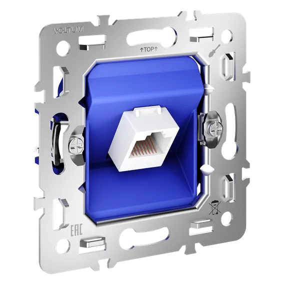Механизм розетки компьютерной RJ45 кат.6, S70 vls0601m