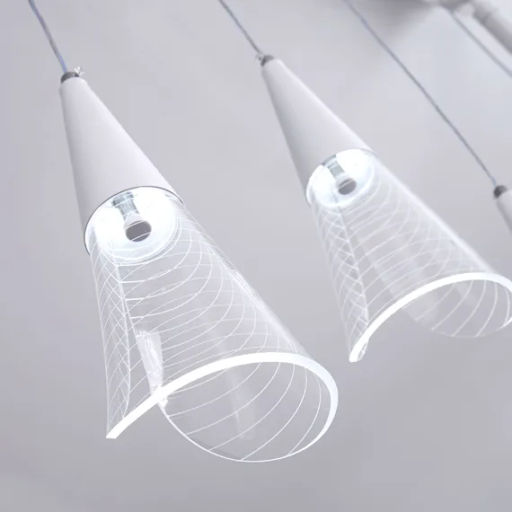 Подвесной светильник LED4U L7105-7 WТ