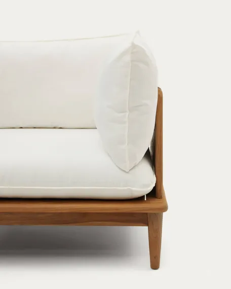 Модульное угловое кресло Portitxol из массива тика