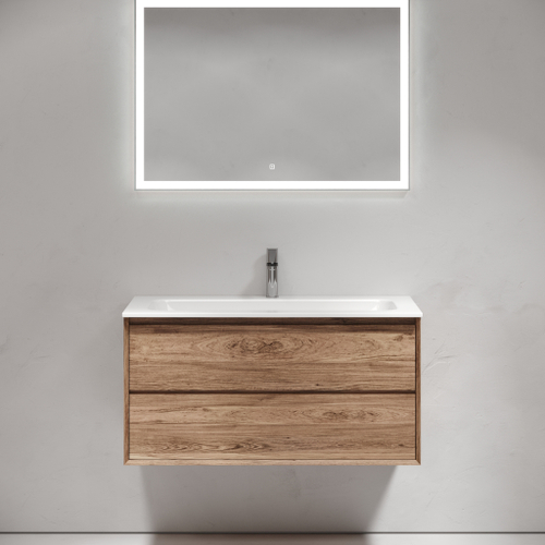 Тумба с раковиной Sancos Marmi 2.0 100 см MR2.0100ECH дуб чарльстон